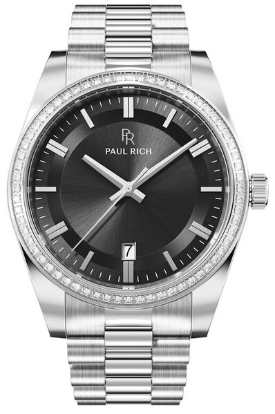 Paul Rich Paul Rich Legacy Silber Schwarz LEG04 Uhr