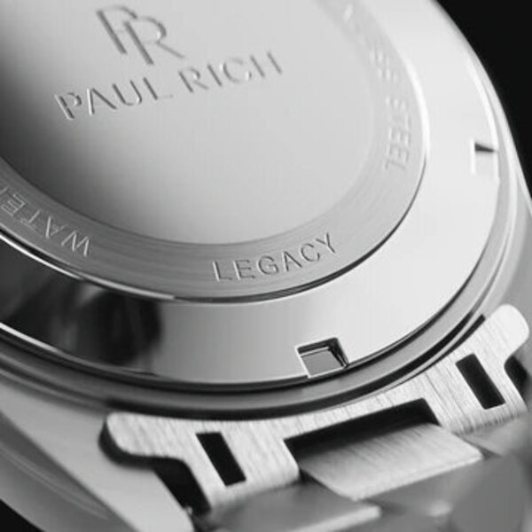 Paul Rich Paul Rich Legacy Silber Schwarz LEG04 Uhr