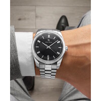 Paul Rich Paul Rich Legacy Silber Schwarz LEG04 Uhr