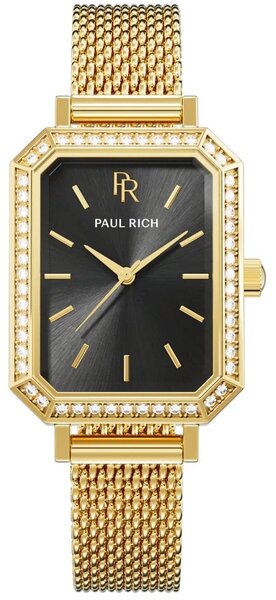 Paul Rich Paul Rich Icon Gold Schwarz ICO03 Damenuhr