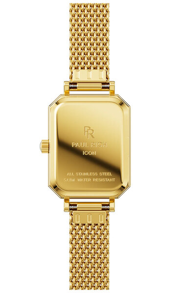Paul Rich Paul Rich Icon Gold Schwarz ICO03 Damenuhr