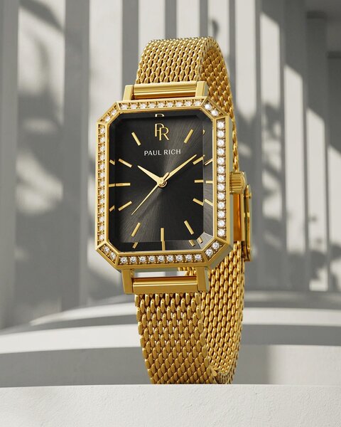 Paul Rich Paul Rich Icon Gold Black ICO03 ladies watch