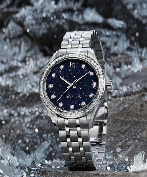 Paul Rich Paul Rich Crystelle Silber Blau Aventurin CRY03 Damenuhr