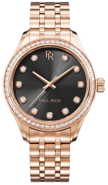 Paul Rich Paul Rich Crystelle Rose Gold Black CRY07 ladies watch