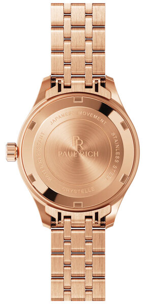 Paul Rich Paul Rich Crystelle Rose Gold Schwarz CRY07 Damenuhr