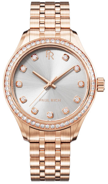 Paul Rich Paul Rich Crystelle Rose Gold Silber CRY08 Damenuhr