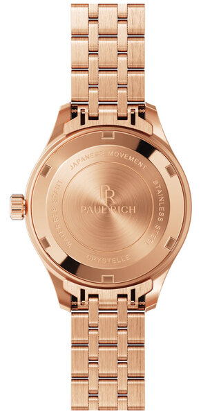 Paul Rich Paul Rich Crystelle Rose Gold Silber CRY08 Damenuhr