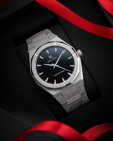 Paul Rich Paul Rich Frosted Star Dust II Void Silver Black VOID04 watch