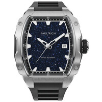 Paul Rich Paul Rich Astro Classic Abyss Silber Schwarz AS01 Uhr