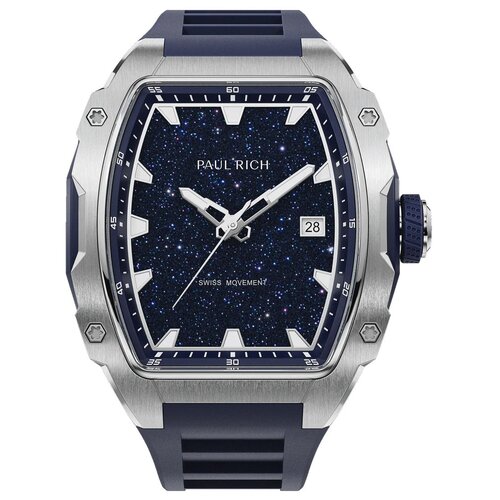 Paul Rich Astro Classic Lunar Silver Blue AS02 watch
