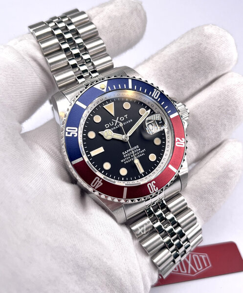 Duxot DX-2057-11 Onyx Schwarz Atlantica Diver Automatikuhr DEMO