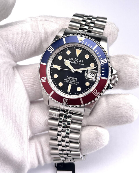 Duxot DX-2057-11 Onyx Black Atlantica Diver automatic watch DEMO