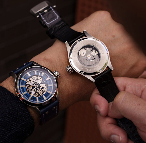 TW Steel TW Steel VS132 Volante Skelettierte Uhr 45 mm