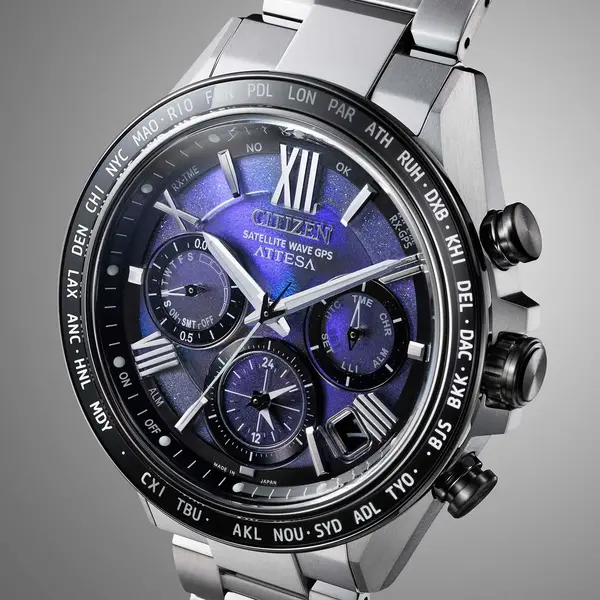 Citizen Citizen CC4075-50L Attesa Unite mit Blau Limited Edition Uhr