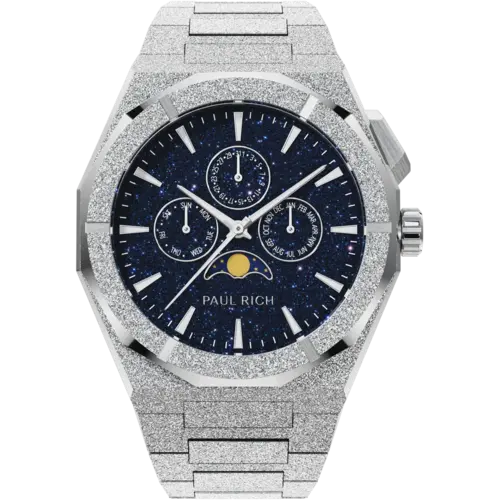 Paul Rich Moonphase Frosted Star Dust II Silver MOON05 watch