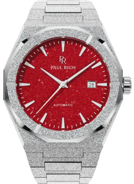 Paul Rich Paul Rich Frosted Star Dust II Silver Red FSDA06 Automatikuhr