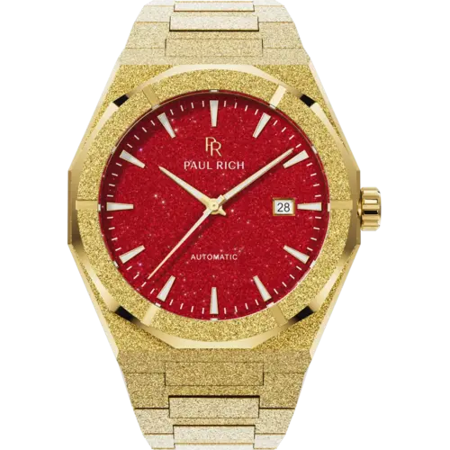 Paul Rich Frosted Star Dust II Gold Red FSDA07 Automatic watch