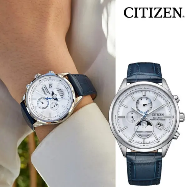 Citizen Citizen BY1030-09A Funkuhr mit Mondphasenanzeige