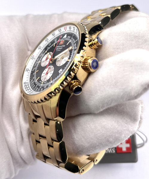 Swiss Alpine Military Swiss Alpine Military 7078.9117 chronograph men's watch 45 mm DEMO