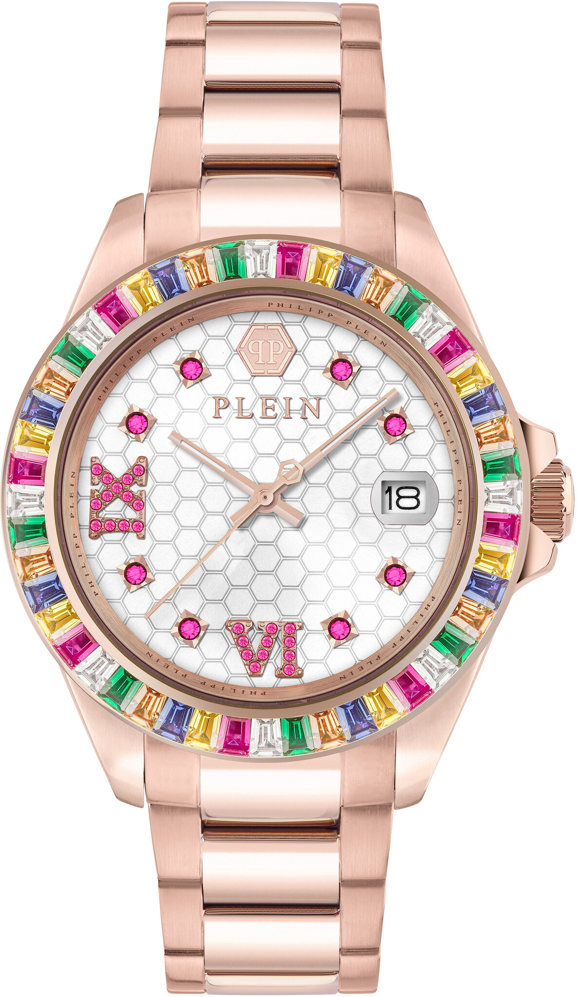 Philip plein オフショア ホワイトダイヤル レディース腕時計 Philipp Plein PW2FA0425 Lady Empire ladies' watch