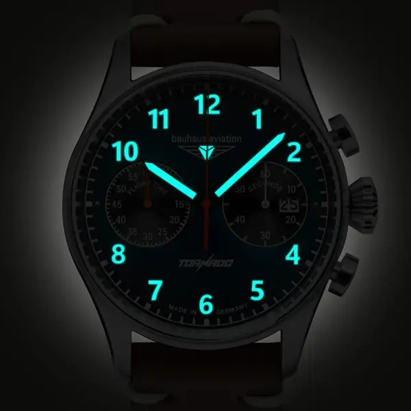 Bauhaus Bauhaus 2772-3 Aviation Tornado chronograph watch