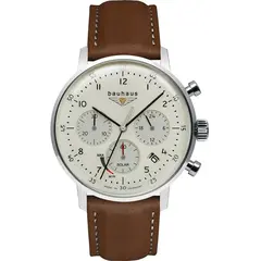 Bauhaus 2086-5 Dessau solar chronograph watch