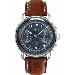 Zeppelin 7614-3 Los Angeles LZ 126 chronograph watch