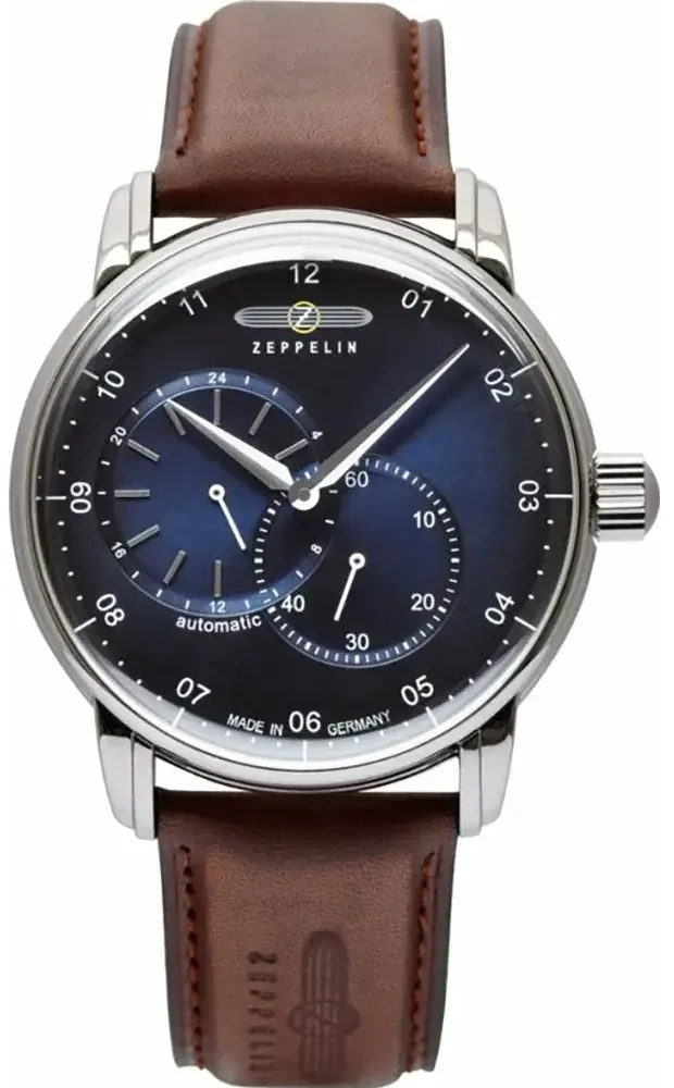 光　オースチンリード Zeppelin 8662-3 New Captain's Line automatic watch