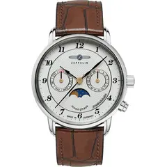 Zeppelin 8537-1 Friedrichshafen moon phase watch