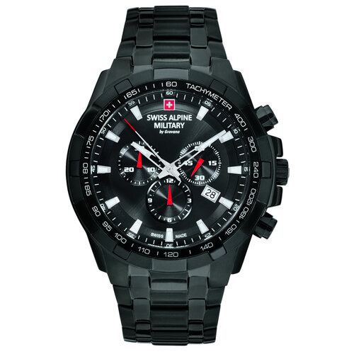 Swiss Alpine Military 7043.9177 men's chronograph 46 mm watch