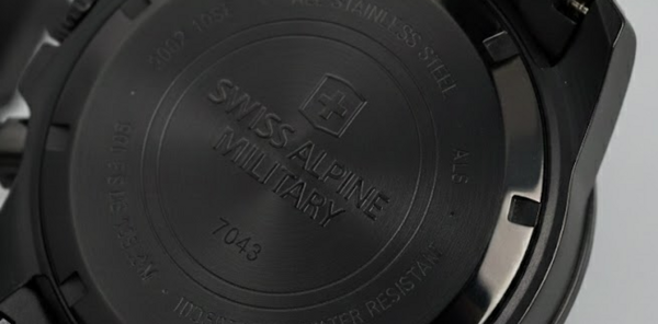 Swiss Alpine Military Swiss Alpine Military 7043.9177 men's chronograph 46 mm watch