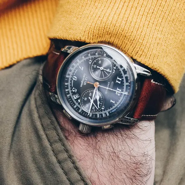 Zeppelin Zeppelin 7614-3 Los Angeles LZ 126 chronograph watch