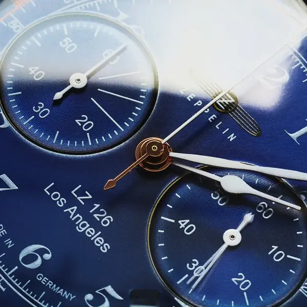 Zeppelin Zeppelin 7614-3 Los Angeles LZ 126 chronograph watch
