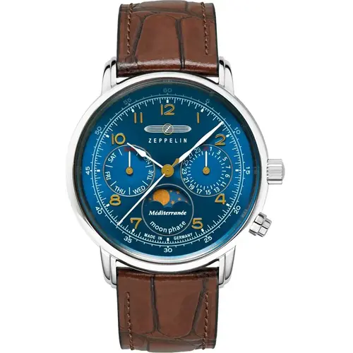 Zeppelin 9637-3 Méditerranée moon phase ladies' watch