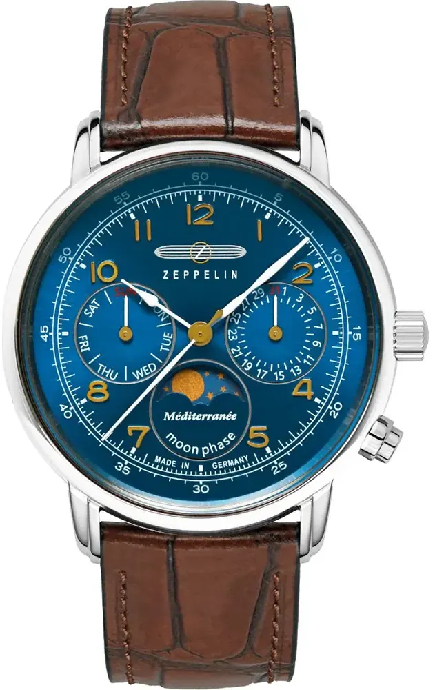 Zeppelin 9637-3 Méditerranée moon phase ladies' watch
