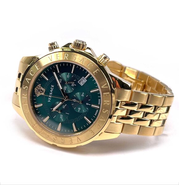 Versace Versace VEV600619 Chrono Signature men's watch gold 44 mm