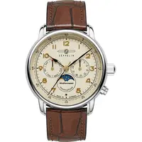 Zeppelin Zeppelin 9636-5 Méditerranée Herrenuhr mit Mondphasenanzeige