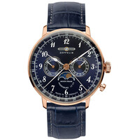 Zeppelin Zeppelin 7038-3 LZ 129 Hindenburg moon phase men's watch