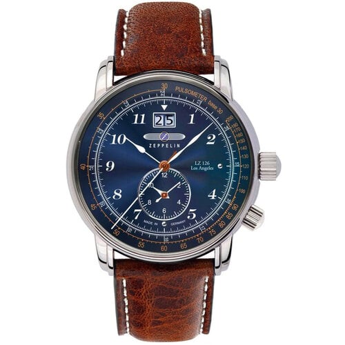 Zeppelin 8644-3 LZ 126 Los Angeles Dual Time men's watch