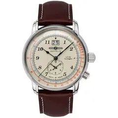 Zeppelin 8644-5 LZ 126 Los Angeles Dual Time Herrenuhr
