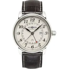 Zeppelin 7642-5 LZ 127 Graf Zeppelin Dual Time men's watch