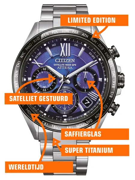 Citizen Citizen CC4075-50L Attesa Unite with Blue Limited Edition watch