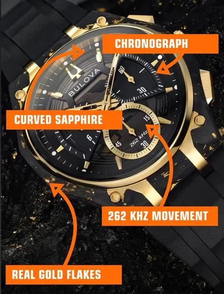 Bulova Bulova 98A328 Curv Classic Collection Gold Special Edition Uhr