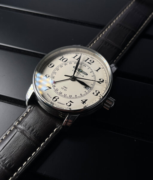 Zeppelin Zeppelin 7642-5 LZ 127 Graf Zeppelin Dual Time men's watch