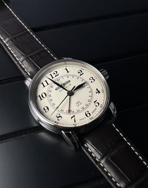 Zeppelin Zeppelin 7642-5 LZ 127 Graf Zeppelin Dual Time men's watch