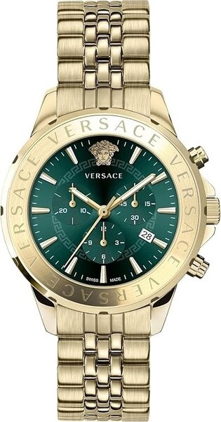 Versace Versace VEV600619 Chrono Signature Herrenuhr Gold 44 mm