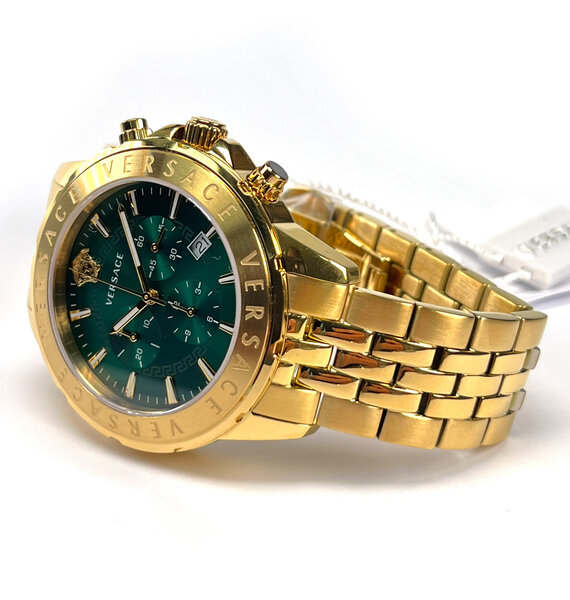 Versace Versace VEV600619 Chrono Signature Herrenuhr Gold 44 mm