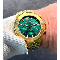 Versace Versace VEV600619 Chrono Signature Herrenuhr Gold 44 mm