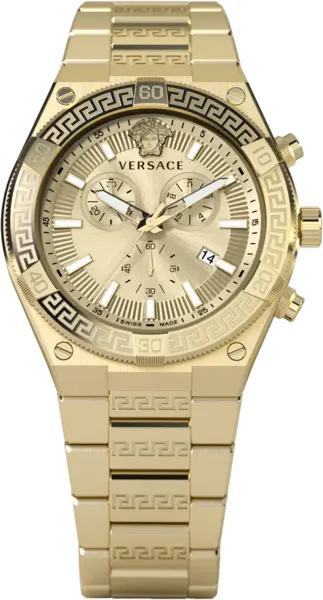 Versace Versace VESO01424 Sporty Greca chronograph watch, 46 mm