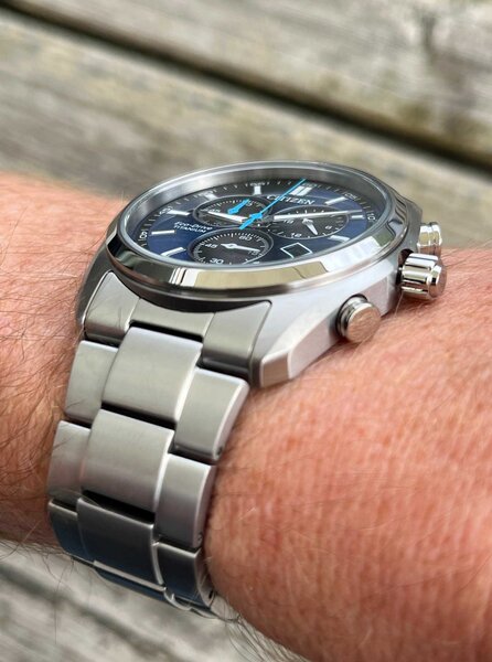 Citizen Citizen AT2590-59L Super Titanium Eco-Drive watch, 40 mm